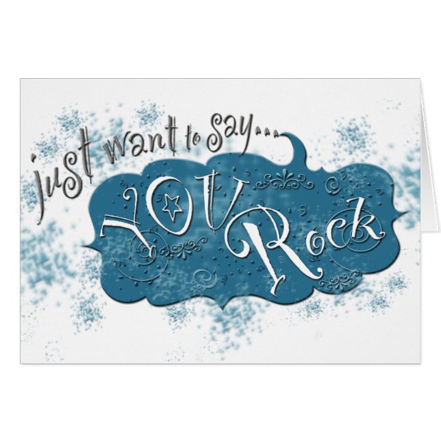 Ik wil alleen maar zeggen ~ You Rock! (Voorkant Horizontaal)