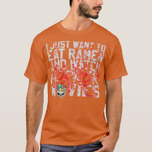Ik wil alleen Ramen eten en Horror Films zien 2 T-shirt