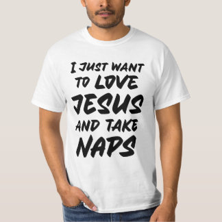 Ik wil alleen van Jezus houden en er wat van maken T-shirt