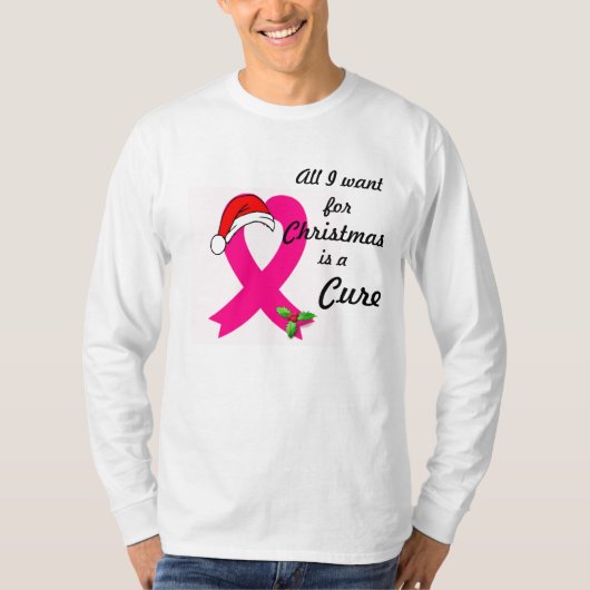 Ik wil alleen voor Kerstmis een Cure (niet gemonte T-shirt (Voorkant)