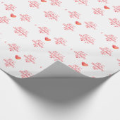 Ik wil alleen voor Kerstmis. Verpakkingspapier Cadeaupapier (Hoek)