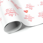 Ik wil alleen voor Kerstmis. Verpakkingspapier Cadeaupapier (Rol Hoek)