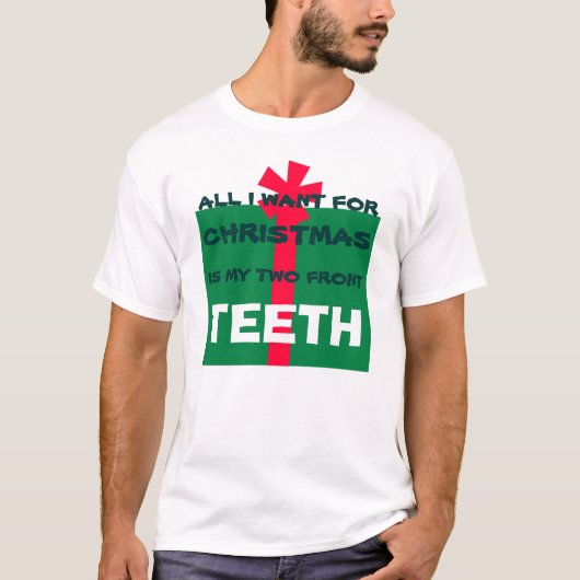IK WIL ALLEMAAL CHRISTMAS HEBBEN MET Shirt (Voorkant)