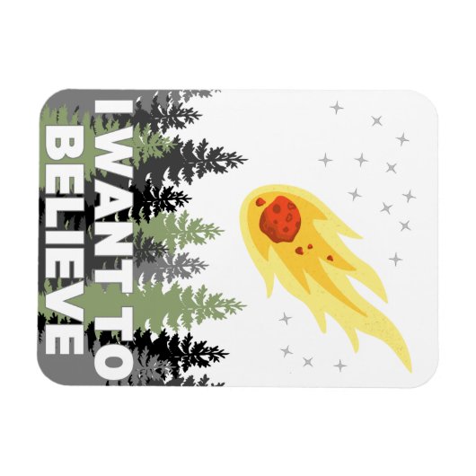 Ik wil asteroïde magneet geloven (Horizontaal)