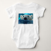 "IK WIL BEREN ZIEN..." Polar Beer Art Romper (Achterkant)