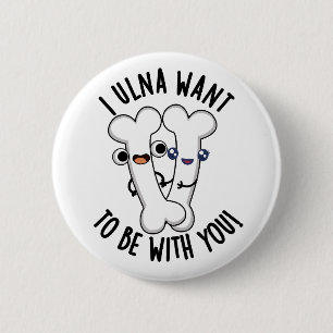 Ik wil bij je zijn, grappige boontjes ronde button 5,7 cm