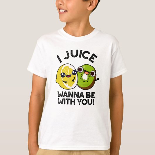 Ik wil bij je zijn... grappige fruitbonen. t-shirt (Voorkant)