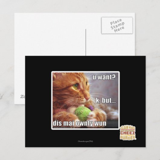 Ik wil? briefkaart (Voorkant / Achterkant)