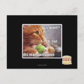 Ik wil? briefkaart (Voorkant)