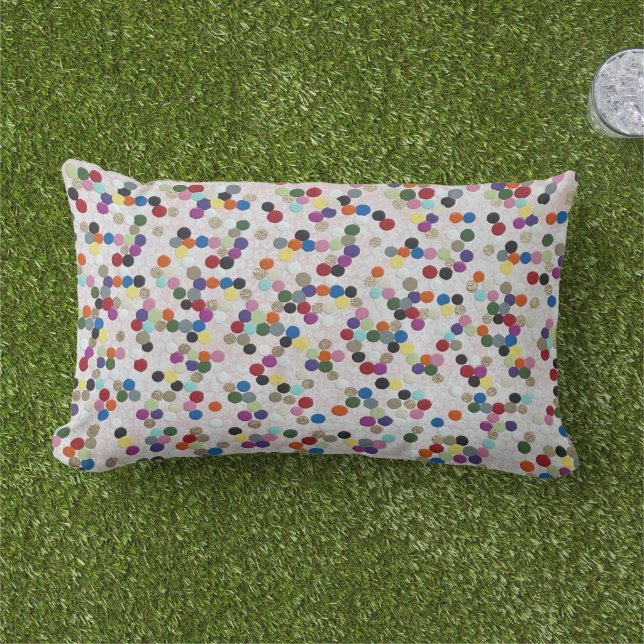 Ik wil Candy Outdoor Lumbar Throw Kussen (Gras)