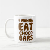 Ik wil Choco Bars eten Koffiemok (Links)