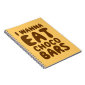 Ik wil Choco Bars eten Notitieboek (Rechterzijde)