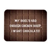 Ik wil chocoladegrapje magneet (Horizontaal)