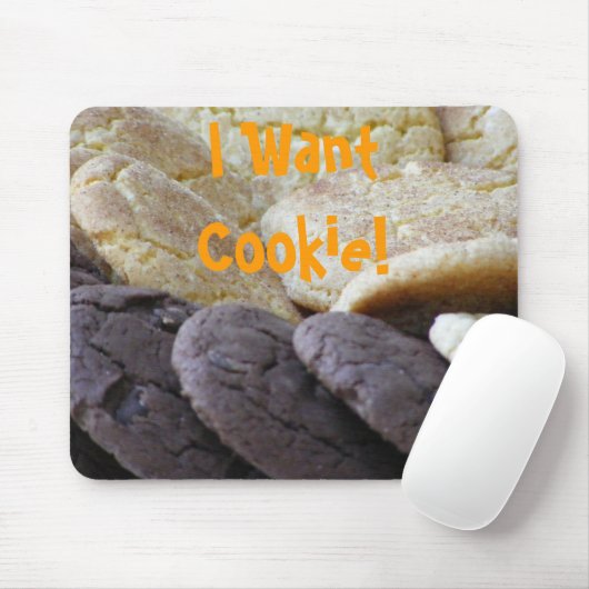 Ik wil Cookie. Muismat (Met muis)