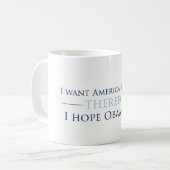 Ik wil dat Amerika overleeft (Mok) Koffiemok (Voorkant links)