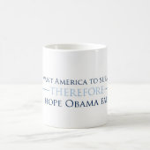 Ik wil dat Amerika overleeft (Mok) Koffiemok (Center)