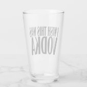 IK WIL DAT DIT VODKA WAS GLAS (Achterkant)
