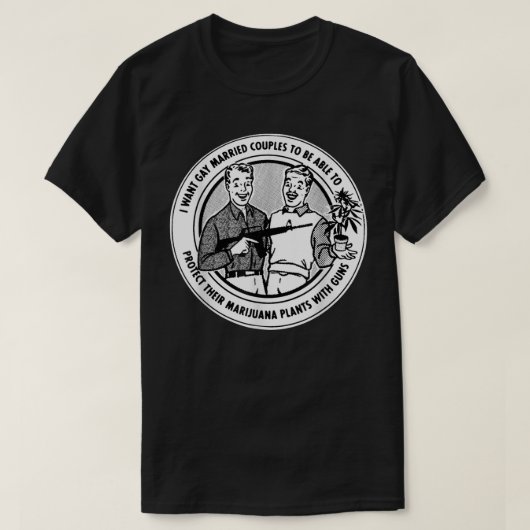 Ik wil dat gehuwde paren kunnen beschermen t-shirt (Design voorkant)