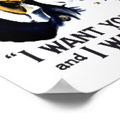 Ik wil dat je bij de marine bent. poster (Hoek)