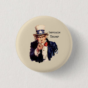 Ik wil dat je een Trump 1-1/4-inch mini-Button bel Ronde Button 3,2 Cm
