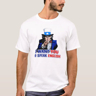 Ik wil dat je Engels spreekt T-shirt