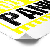 Ik wil dat je het klimaat van de klimaatveranderin poster (Hoek)