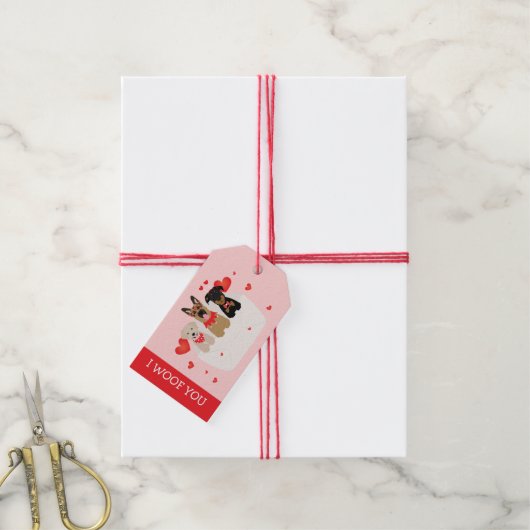 Ik wil dat je in envelope Love blijft. Cadeaulabel (Met Touw)