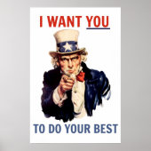 Ik wil dat je je beste Poster doet (Voorkant)