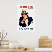 Ik wil dat je je beste Poster doet (Keuken)