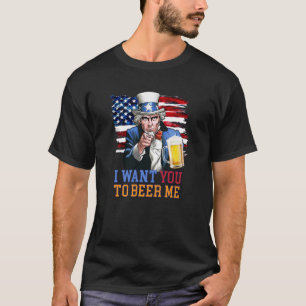 Ik wil dat je me een biertje geeft, USA Summer Shi T-shirt