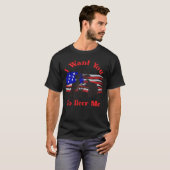 Ik wil dat je me op 4 juli bier brouwt Uncle Sam T-shirt (Voorkant volledig)