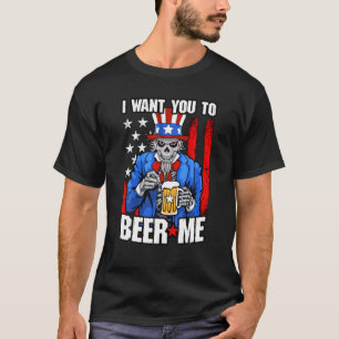 Ik wil dat je me vierde juli geeft van oom Sam Sku T-shirt