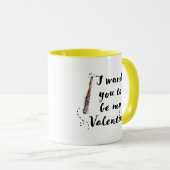 Ik wil dat je mijn Valentijn wordt Mok (Voorkant rechts)