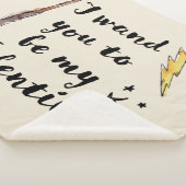 Ik wil dat je mijn Valentijn wordt Sherpa Deken (3/4)