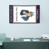 Ik wil dat je oom Sam je eigen bericht aanpast Spandoek (Beurs)