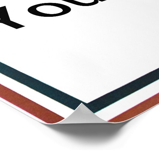 Ik wil dat je oom Sam Jouw tekst Gepersonaliseerd Poster (Hoek)