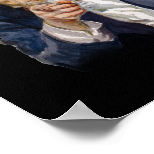 Ik wil dat je oom Sam Vape Premium Poster (Hoek)