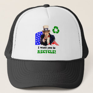Ik wil dat je recyclen! trucker pet