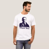 Ik wil dat je tegen Obama stemt! T-shirt (Voorkant volledig)