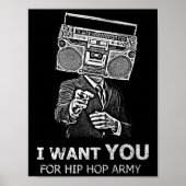 Ik wil dat je voor een hiphop leger bent. poster (Voorkant)