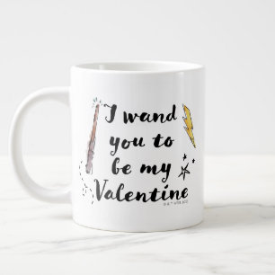 Ik wil dat jij mijn Valentijn bent Grote Koffiekop