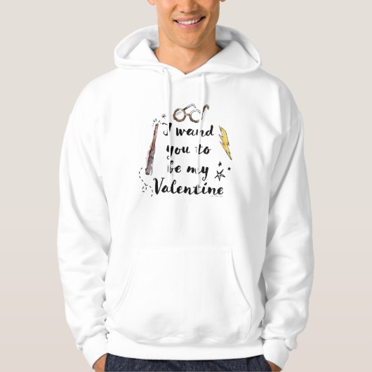 Ik wil dat jij mijn Valentijn bent Hoodie (Voorkant)