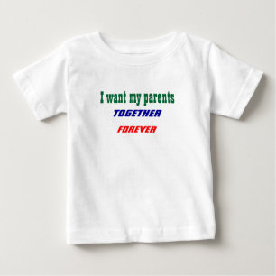 Ik wil dat mijn ouders samen baby t-shirts dragen
