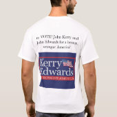 IK WIL DAT U JOHN KERRY STEMT! T-SHIRT (Achterkant)