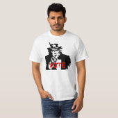 Ik wil dat u stemt t-shirt (Voorkant volledig)