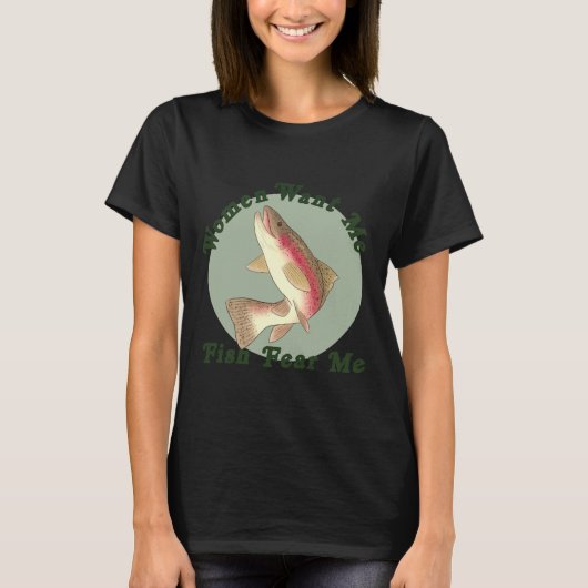 Ik wil dat vissen me vrezen t-shirt (Voorkant)