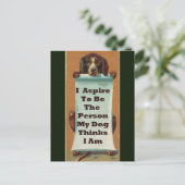 Ik wil dat zijn. Briefkaart (Staand voorkant)