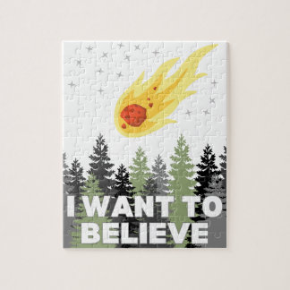 Ik wil de asteroïde puzzel geloven