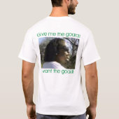 Ik wil de goald. t-shirt (Achterkant)