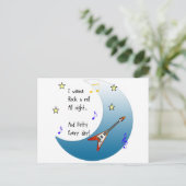 Ik wil de hele nacht een rol spelen briefkaart (Staand voorkant)